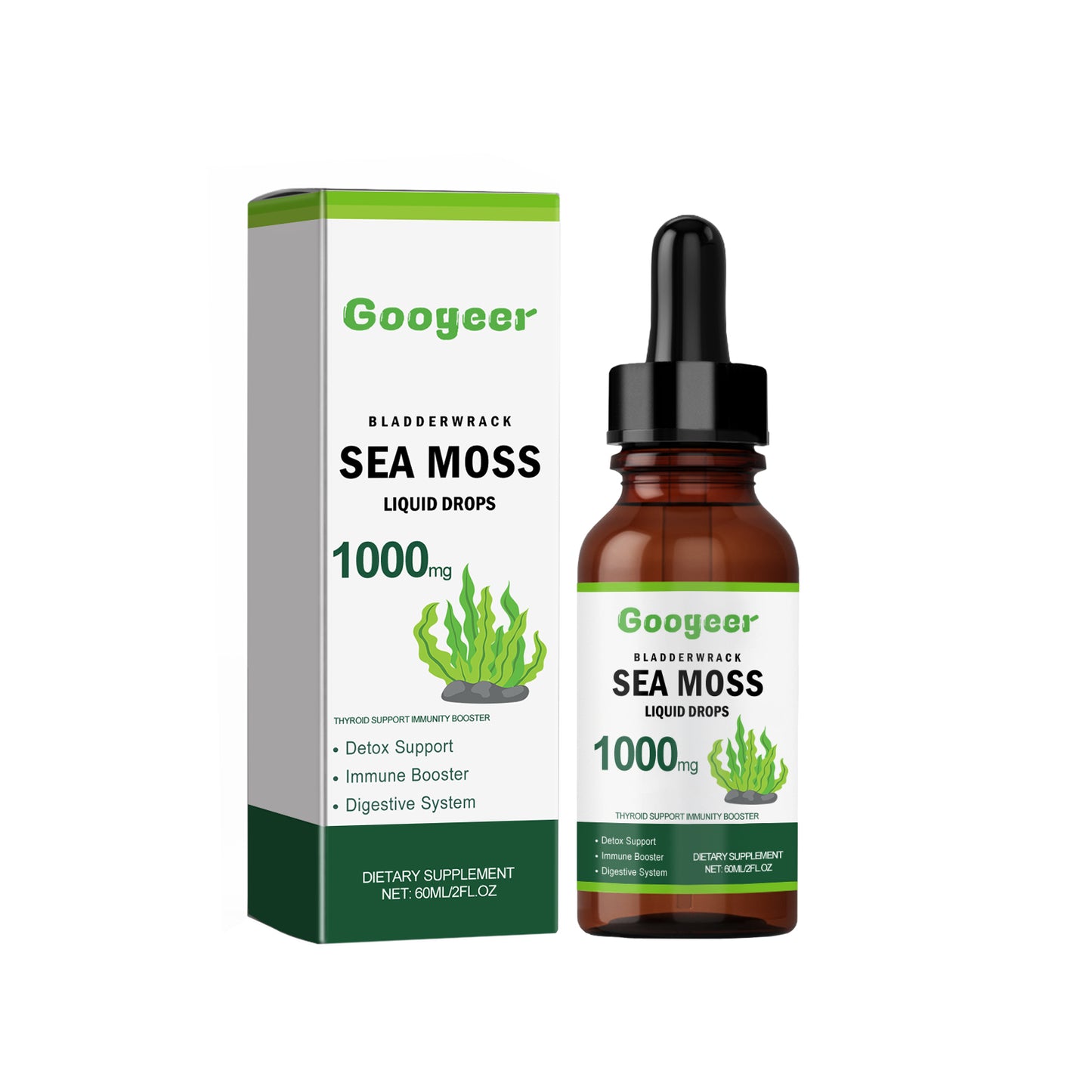 Sea Moss Liquid Drops, Alleviate Physical Fatigue Unwell Improve Skin Elasticity And Bust Firming Skin
