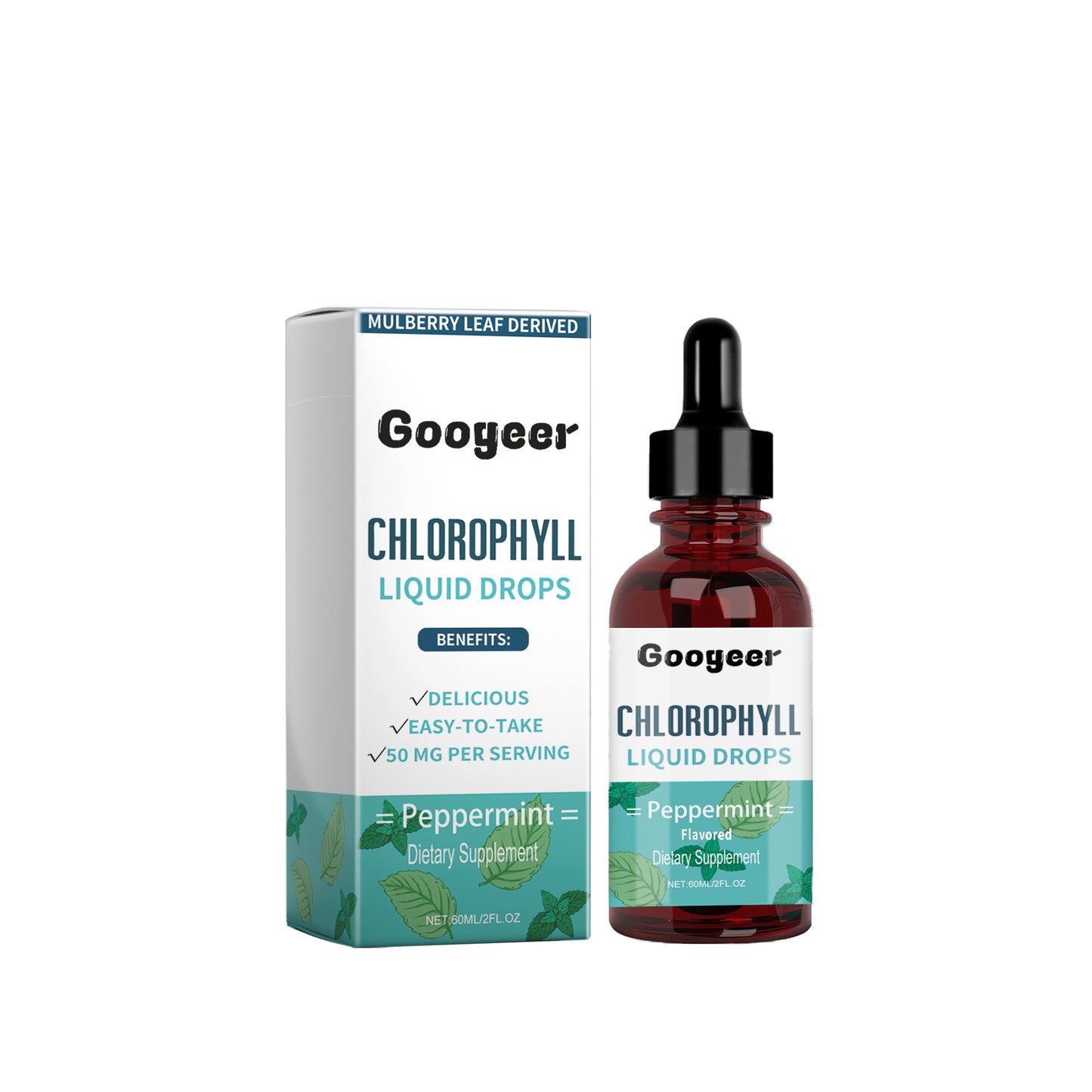 Chlorophyll Liquid Drops, Improve The Bad Breath Odor Beautiful Body Shape Body Improve The Body Energy