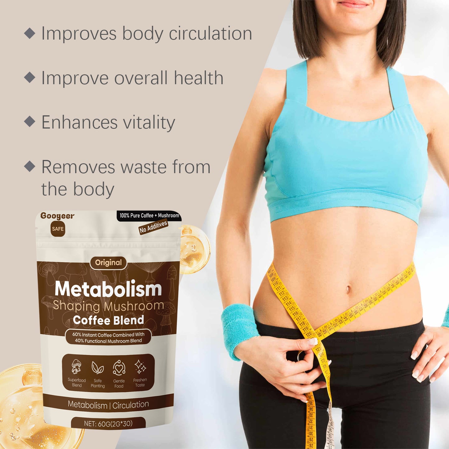Metabolism Shaping Mushroom Coffee Blend