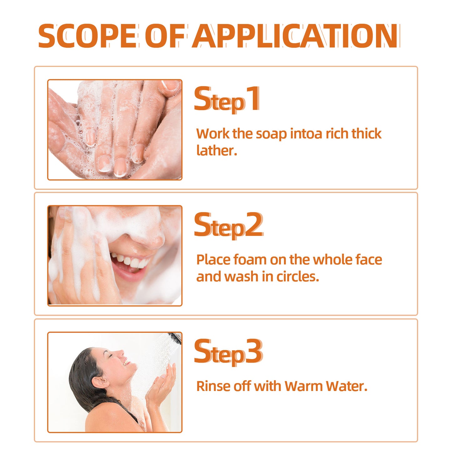 Turmeric Face Soap, Face Repair Gentle Cleansing, Fade Spots And Smooth Fine Lines Cleaner Soap